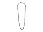 Chan Luu 18 Karat Gold Plated Elongated Necklace With Semi Precious Stones (garnet Mix) Necklace