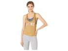 Spiritual Gangster Love Floral Sparkle Tank Top (pop Gold) Women's Sleeveless