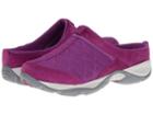 Easy Spirit Ez Time (purple Textile/suede) Women's Clog Shoes