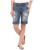 Kut From The Kloth Catherine Boyfriend Roll Up Shorts In Proper (proper) Women's Shorts