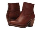 Frye Leslie Artisan Short (cognac Washed Oiled Vintage) Cowboy Boots