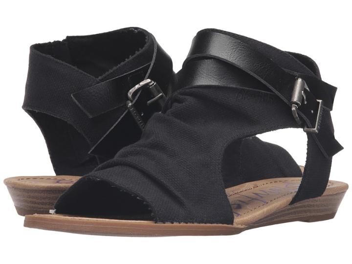 Blowfish Balla (solid Black Rancher/black Dyecut) Women's Shoes