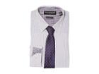 Nick Graham Fine Line Stripe (purple) Men's Clothing