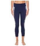 Tommy Bahama Islandactive Paisley Paradise Cropped Legging Cover-up (mare Navy) Women's Swimwear