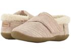 Toms Kids House Slipper (infant/toddler/little Kid) (rose Cloud Twill Glimmer) Girls Shoes