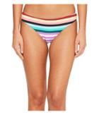 The Bikini Lab Stripeout Cinched Back Hipster Bikini Bottom (multi) Women's Swimwear