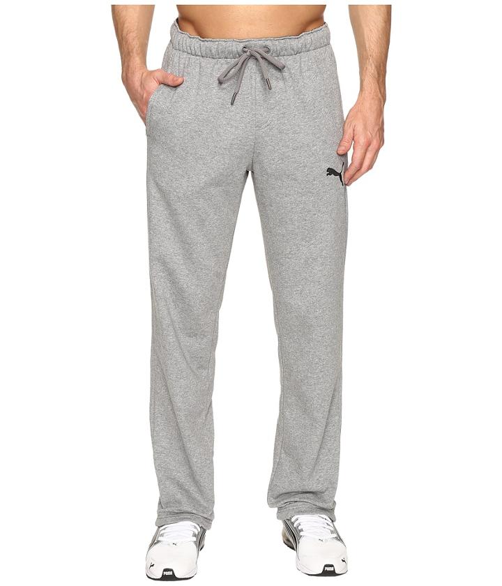 Puma P48 Core Fleece Pants Op (medium Gray Heather) Men's Casual Pants