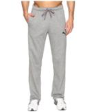 Puma P48 Core Fleece Pants Op (medium Gray Heather) Men's Casual Pants