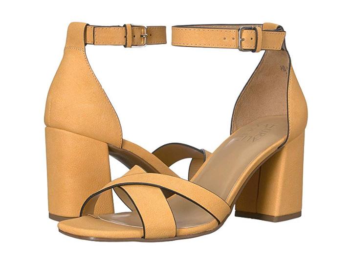 Naturalizer Maggie (tuscan Yellow) Women's Dress Sandals