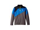 Spyder Kids Ambush Zip T-neck (big Kids) (polar/turkish Sea/black) Boy's Long Sleeve Pullover