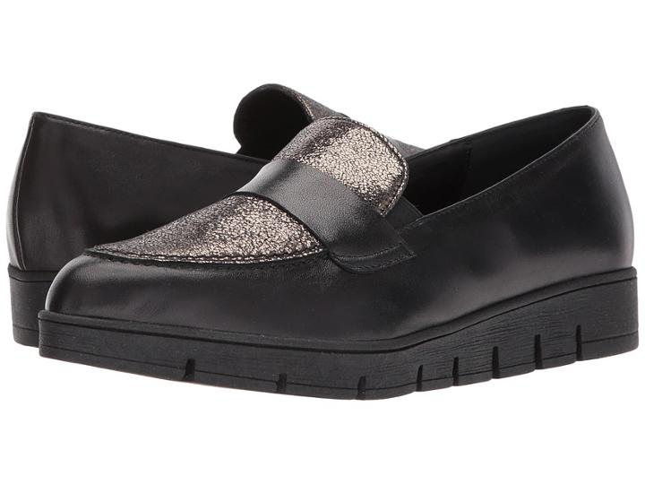 Cordani Amalia (black Leather/pewter) Women's Shoes