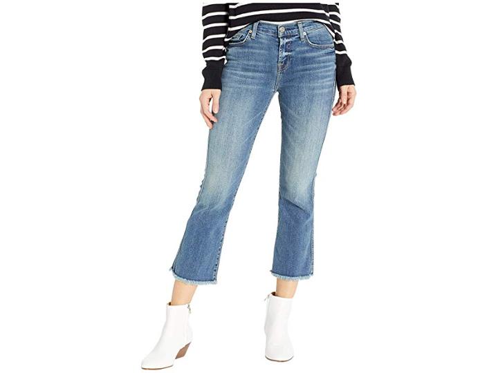 7 For All Mankind Cropped Boot In Authentic Medium (authentic Medium) Women's Jeans