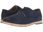 Hush Puppies Hayes Pt Oxford (navy Nubuck) Men's Lace Up Cap Toe Shoes