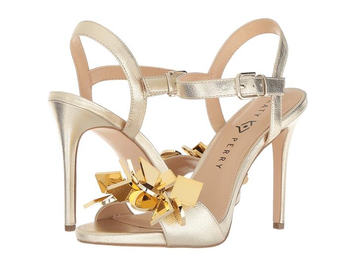 Katy Perry The Kelsi (champagne Tumbled Metallic) Women's Shoes