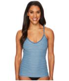 Carve Designs Catalina Tankini (water Stripe) Women's Swimwear