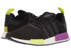 Adidas Originals Nmd_r1 (black/black/shock Purple) Men's Running Shoes