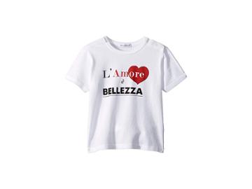 Dolce & Gabbana Kids Love Bellezza T-shirt (infant) (white) Boy's T Shirt