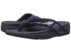Fitflop Surfa Sequin (super Navy) Women's Sandals