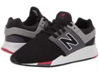 New Balance Kids Gs247v2 (big Kid) (black/mineral Rose) Boys Shoes