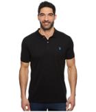 U.s. Polo Assn. Jersey Polo Shirt (black) Men's Clothing