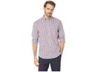 Nautica Long Sleeve Check Shirt (dreamy Coral) Men's Clothing