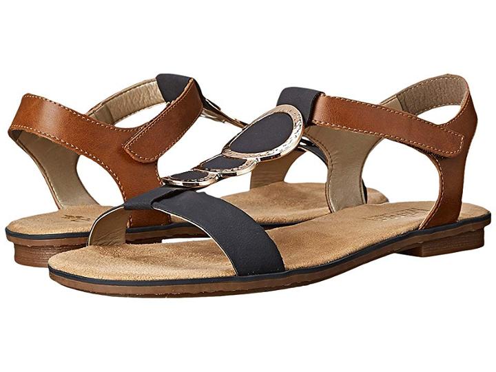 Rieker 64278 Levinia 78 (pazifik/amaretto) Women's Shoes