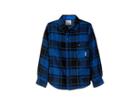 Columbia Kids Windwardtm Shirt Jacket (little Kids/big Kids) (super Blue Plaid) Boy's Coat