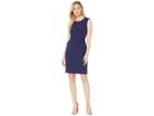 Anne Klein Extended Shoulder Dress (distant Mountain) Women's Dress