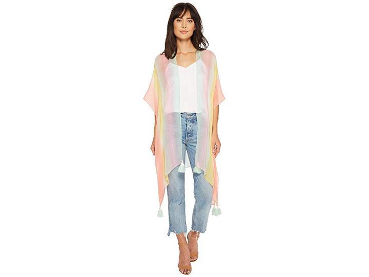 Steve Madden Rainbow By The Sea Boho Topper (pales) Women's Clothing