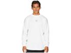 Adidas Originals Authentics 3-stripes Jersey (white/raw Grey) Men's Long Sleeve Pullover