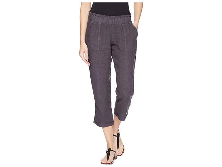 Allen Allen Cropped Cuff Bottom Pants (flint) Women's Casual Pants