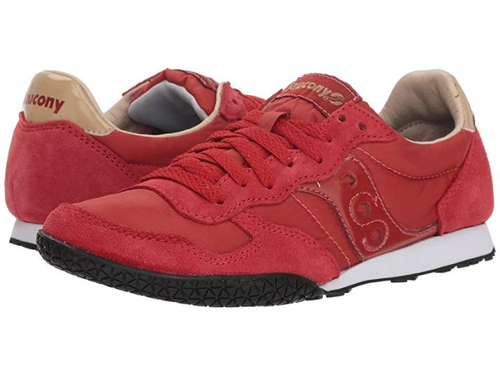 Saucony Originals Bullet (red/tan) Women's Classic Shoes
