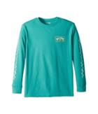 Billabong Kids Dreamscape Long Sleeve Tee (big Kids) (aqua) Boy's Long Sleeve Pullover