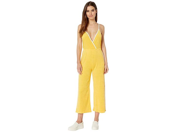 Juicy Couture Juicy Ultra Microterry Jumpsuit (madison Yellow) Women's Jumpsuit & Rompers One Piece