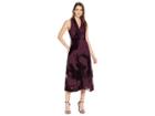 Taylor Sleeveless Velvet Burnout Maxi Dress (burgundy) Women's Dress