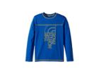 The North Face Kids Long Sleeve Amphibious Tee (little Kids/big Kids) (turkish Sea/canary Yelow (prior Season)) Boy's T Shirt