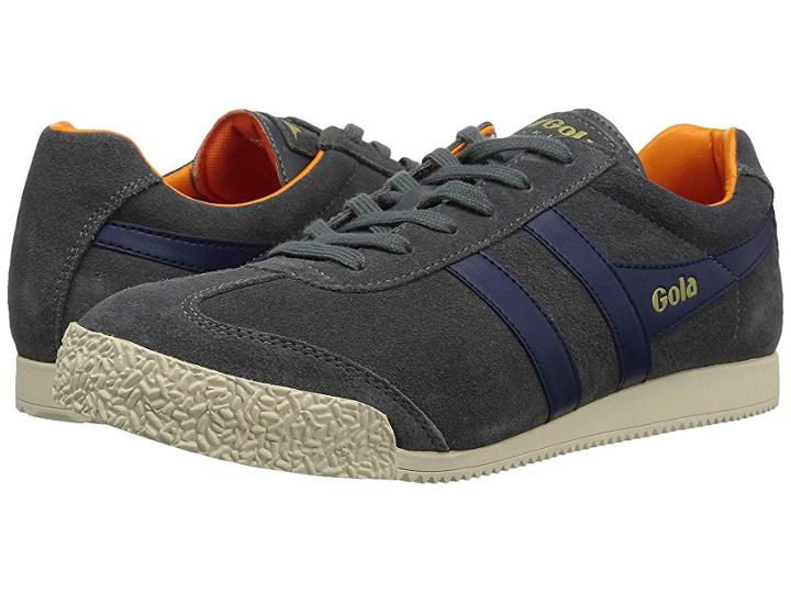 Gola Harrier (graphite/navy/orange) Men's  Shoes