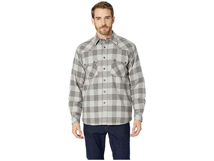 Ariat Wes Retro Shirt Jacket (deep Cavern) Men's Long Sleeve Button Up