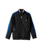 Polo Ralph Lauren Kids Cotton Interlock Track Jacket (little Kids/big Kids) (dark Granite Heather) Boy's Coat