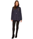 Michael Michael Kors Snap Front Jacket M523237cz (navy) Women's Coat