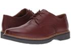 Clarks Newkirk Plain (mahogany Leather) Men's  Shoes