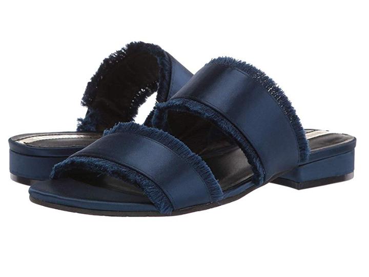 Kenneth Cole New York Viola 2 (navy Satin) Women's Sandals