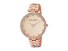Steve Madden Round Case Ladies Alloy Band Watch Smw179 (rose Gold) Watches