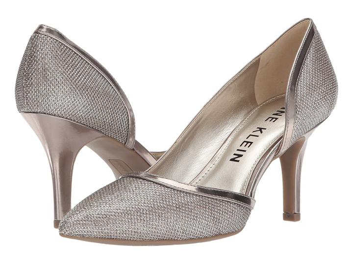 Anne Klein Yanci (light Gold/dark Taupe Fabric) Women's Shoes