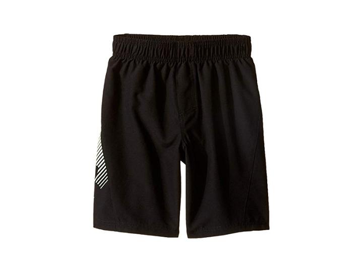 Under Armour Kids Slash Volley (little Kids/big Kids) (black) Boy's Swimwear