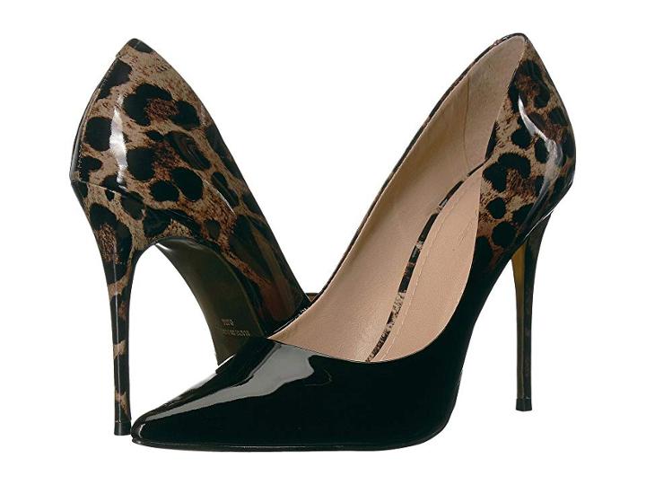 Massimo Matteo Leopard Pump (black Leopard) High Heels