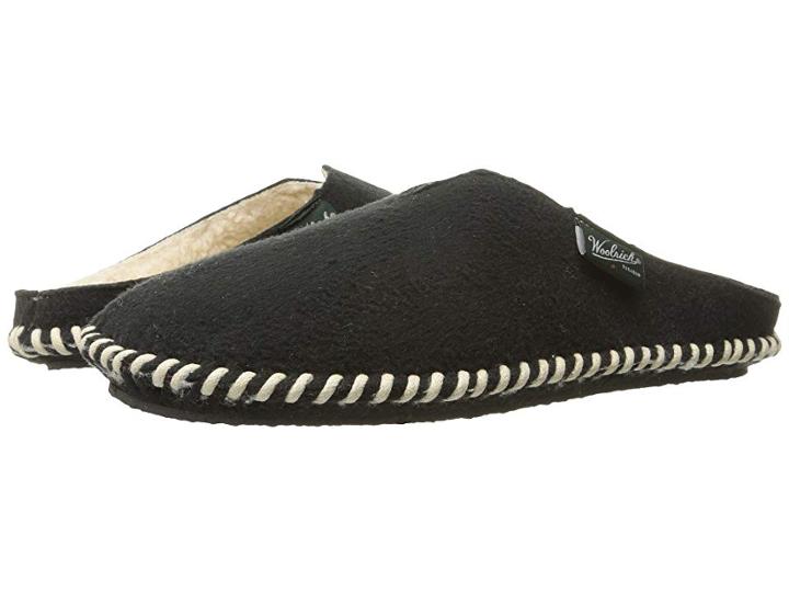 Woolrich Fleece Mill Scuff (black) Women's Slippers
