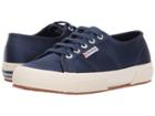 Superga 2750 Satin (navy) Women's Lace Up Casual Shoes