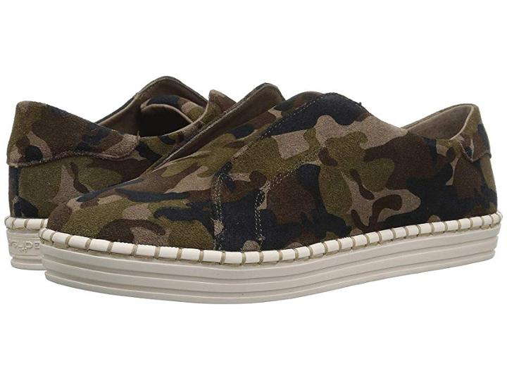 J/slides Karla (green Camo Suede) Women's Shoes