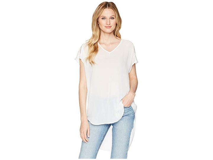Ariat Susanna Top (snow White) Women's Short Sleeve Pullover
